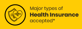 Major type of Health Insurance Accepted*
